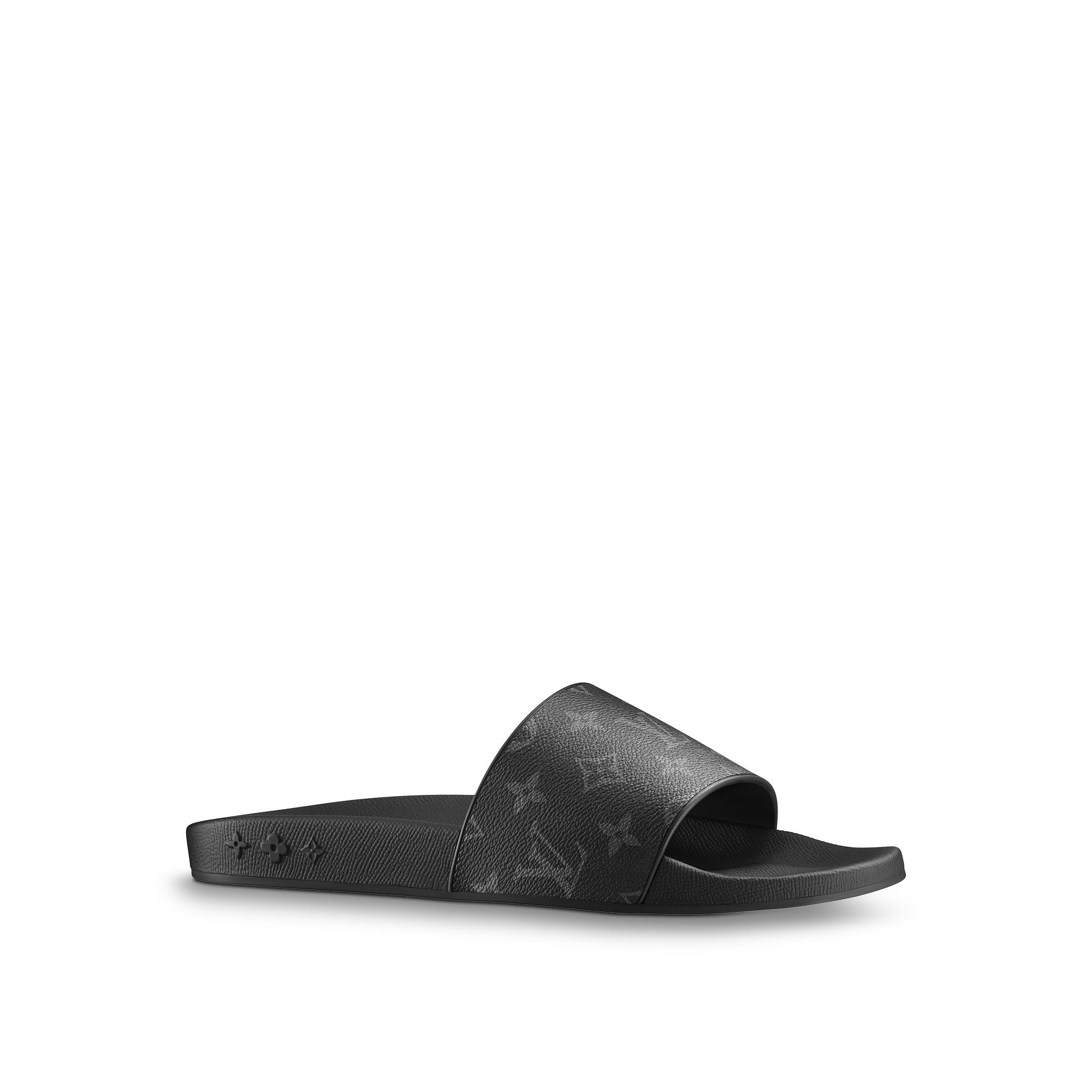 Supreme louis vuitton slides sales black